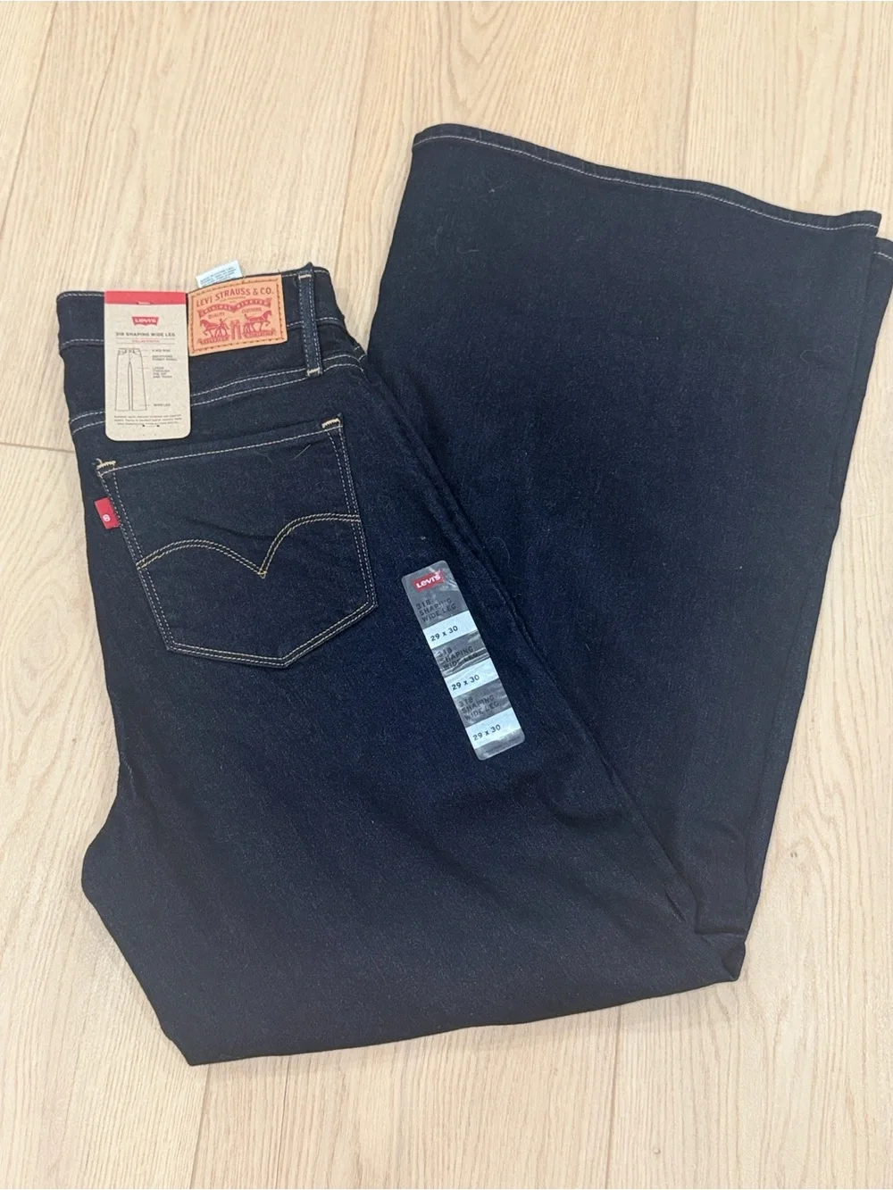 318 SHAPING WIDE LEG WOMEN'S JEANS 29x30